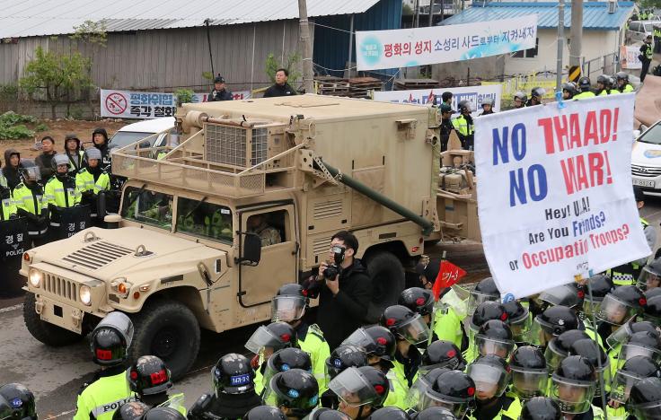 ชาวเกาหลีใต้รวมตัวประท้วงต้านระบบป้องกันขีปนาวุธUS