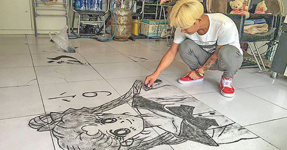 ภาพศิลปะ 3 มิติฝีมือหนุ่มจีน ที่ใครก็ต้องทึ่งถ้ารู้ว่ามันทำมาจากอะไร!? (คลิป)