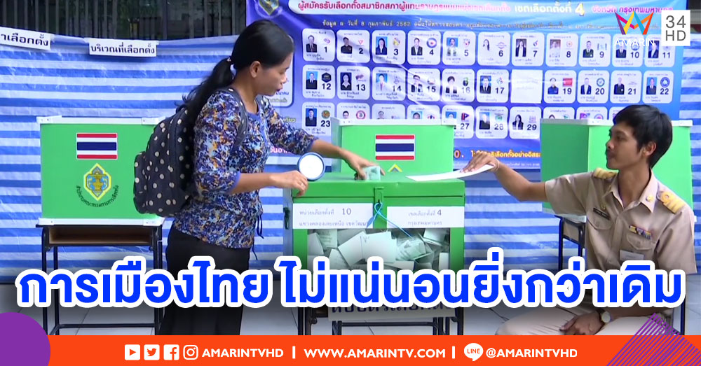สื่อนอกชี้ 'การเมืองไทย' ไม่แน่นอนยิ่งกว่าเดิม-อาจนับคะแนนเลือกตั้งใหม่