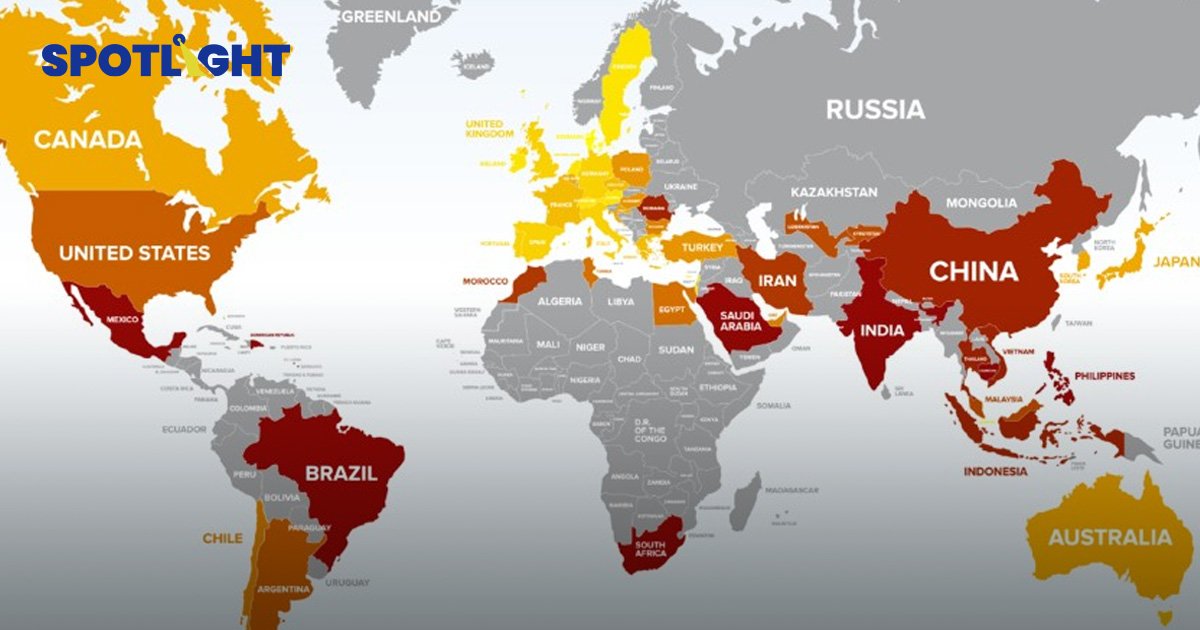 'ไทย' ติดอันดับที่ 12 ประเทศที่ไปแล้ว 'เสี่ยงตาย' มากที่สุดของโลก