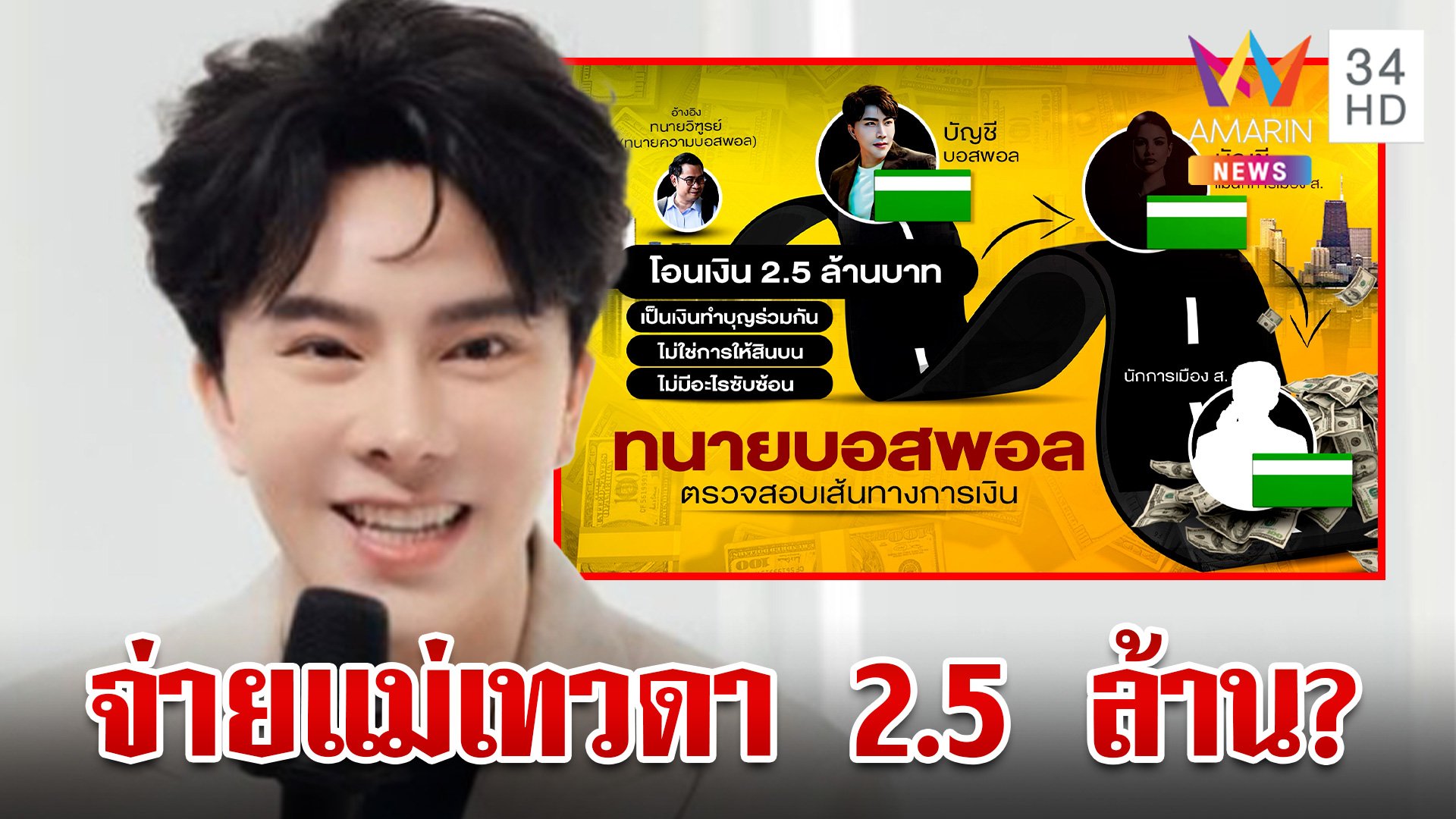 ปูดอีก! แฉบอสพอลจ่ายแม่นักการเมือง ส. เดือนละ 2.5 ล้าน | ทุบโต๊ะข่าว | 31 ต.ค. 67 | AMARIN TVHD34