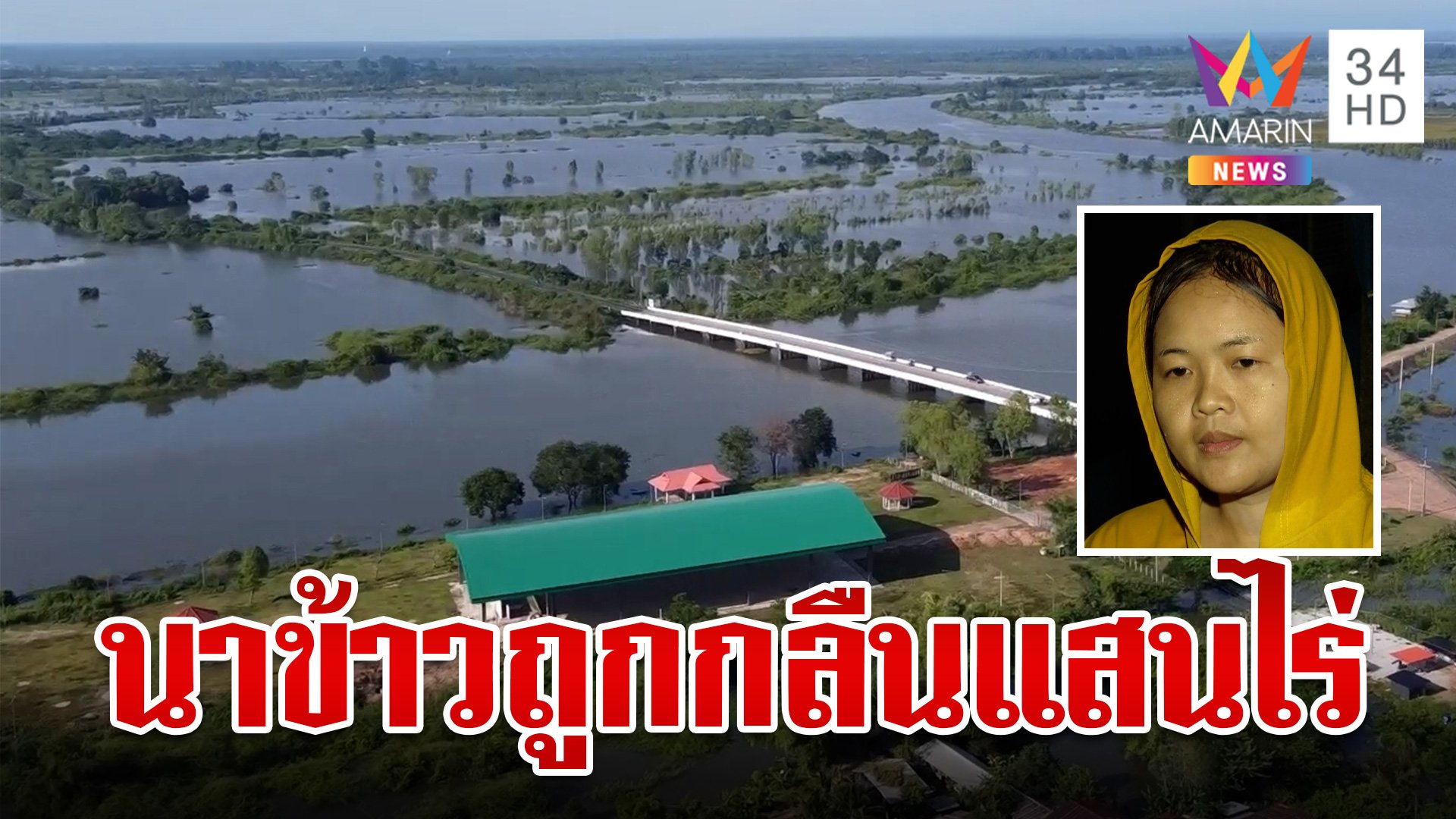 น้ำขึ้นไม่หยุด! ชาวบ้าน อ.ศรีสงคราม สุดลำบาก น้ำโขงกลืนนาข้าวแสนไร่ | ทุบโต๊ะข่าว | 20 ก.ย. 67 | AMARIN TVHD34