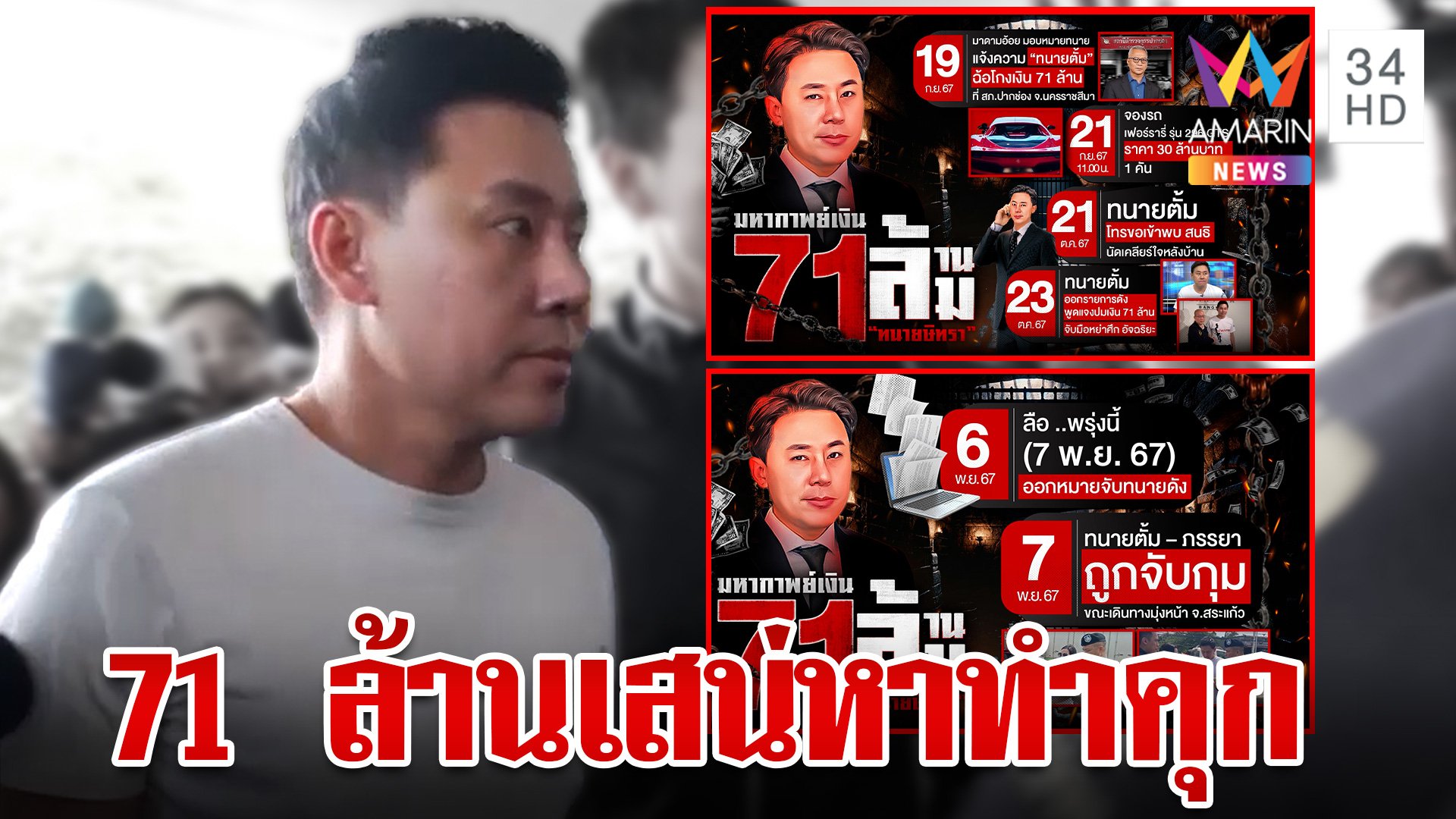 มหากาพย์เงิน 71 ล้าน ล้ม "ตั้ม" ไร้ที่ยืน-กระชากหน้ากากเพื่อประชาชน? | ทุบโต๊ะข่าว | 7 พ.ย. 67 | AMARIN TVHD34