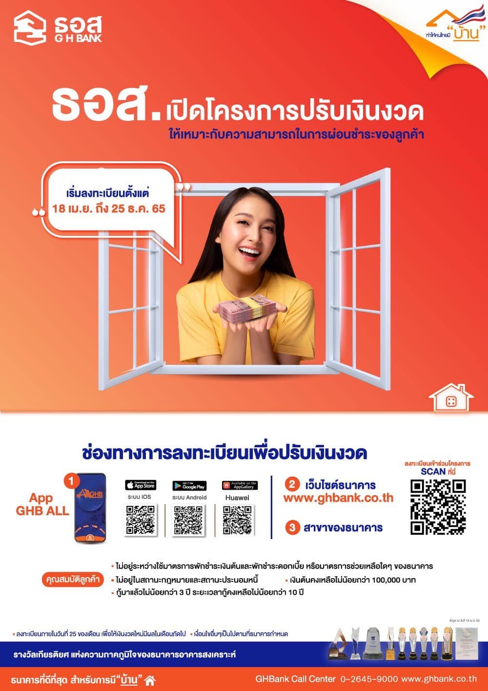 ธอส.ปรับลดวงเงินค่างวด