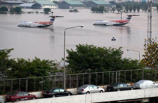น้ำท่วมสนามบินดอนเมืองปี2554 
