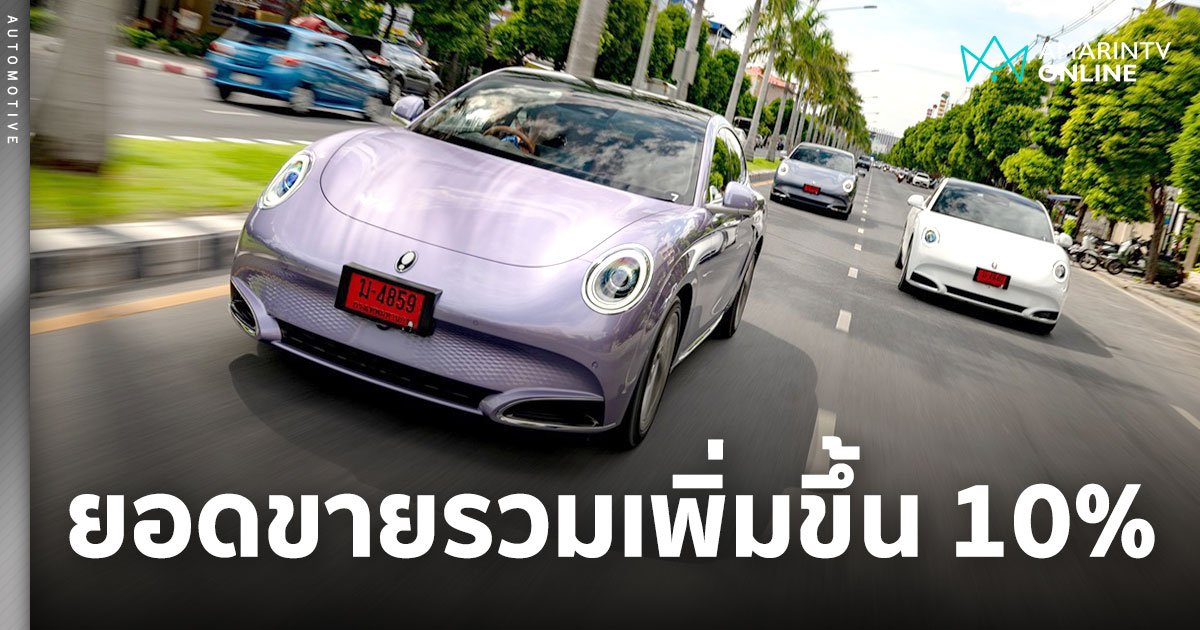 ยอดขายรถ GWM ในประเทศไทย เติบโตแตะ 10% จากปีก่อนหน้า
