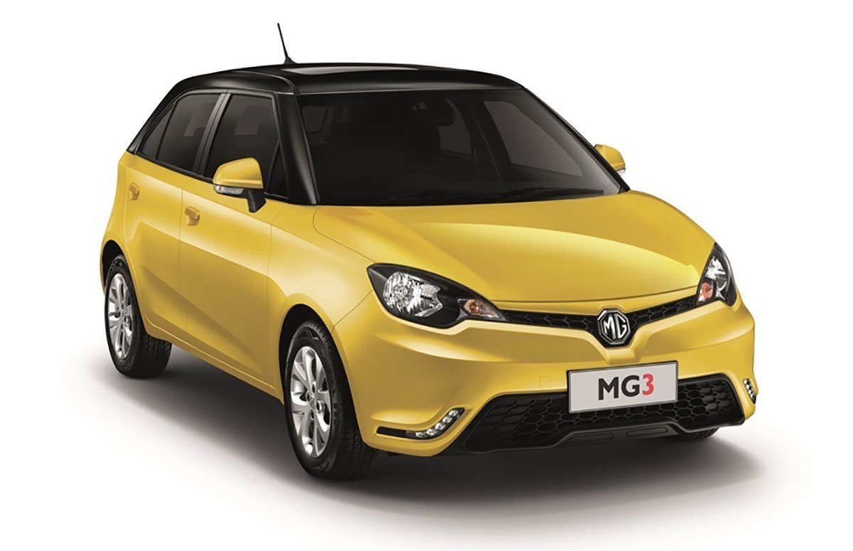 MG 3 2015 hatchback yellow