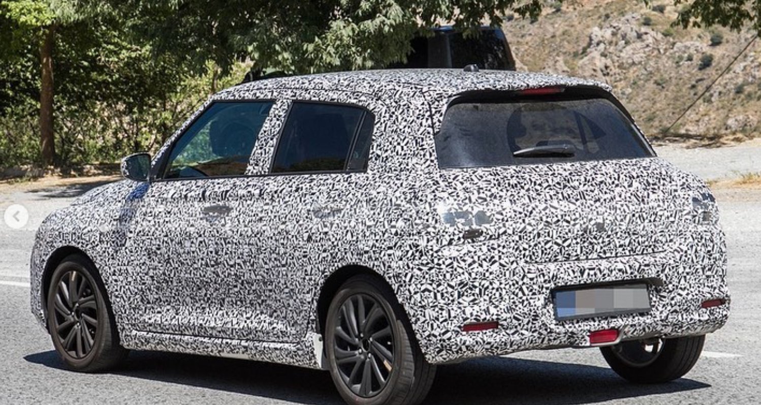 All New Suzuki Swift Render Spyshot