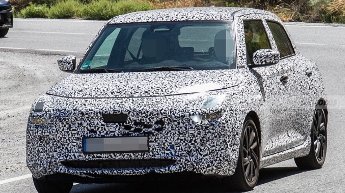 All New Suzuki Swift Render Spyshot