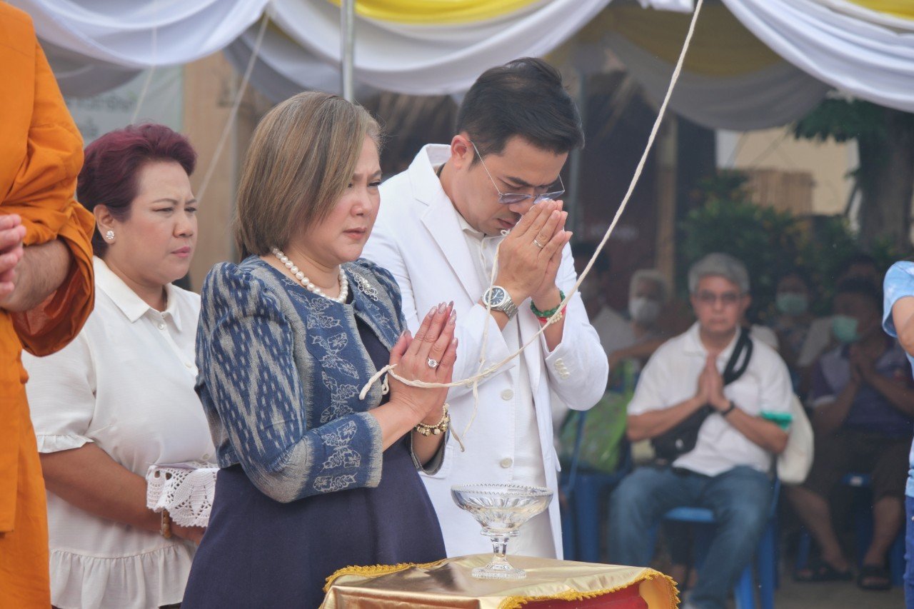 พิธีเททองพระ หลวงพ่ออู่ทอง เทศน์มหาชาติทรงเครื่อง “พระคาถาพัน”