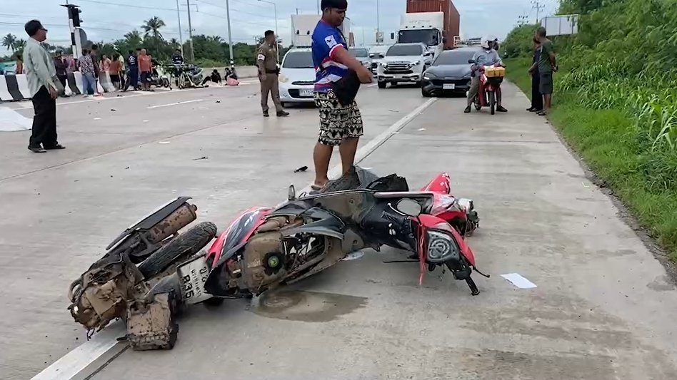 ดับรับวันพระใหญ่ อาสาฬหบูชา ขี่รถไปทำบุญ แต่ไปไม่ถึง