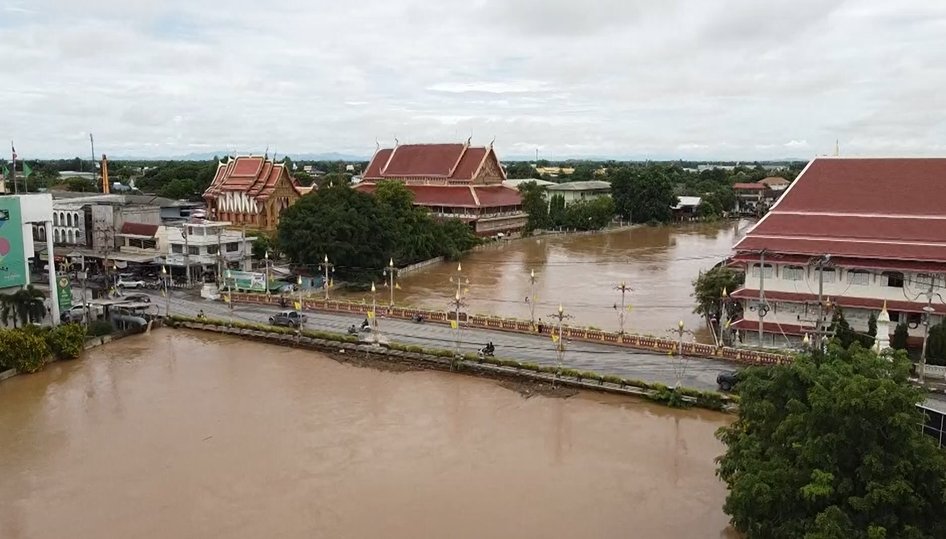 สุโขทัย เตรียมรับน้ำเหนือจากแพร่ คาดพีกสุดคืนนี้