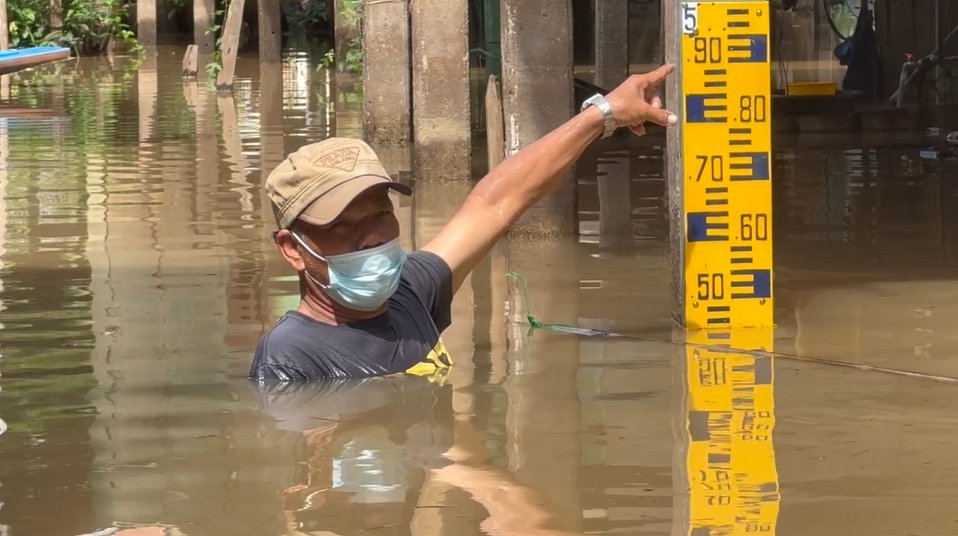 อยุธยาท่วมแล้ว 5 อำเภอ กระทบ 6,031 ครัวเรือน หลังเขื่อนเจ้าพระยาระบายน้ำเพิ่ม