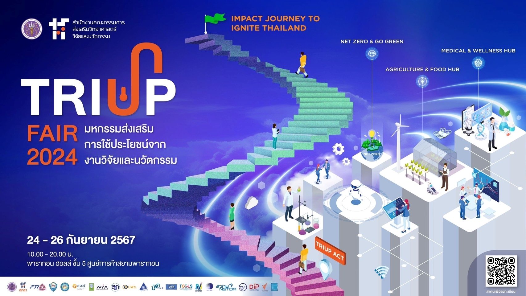 สกสว. ผนึกกำลังภาคีรัฐ-เอกชนจัดงาน TRIUP FAIR 2024  