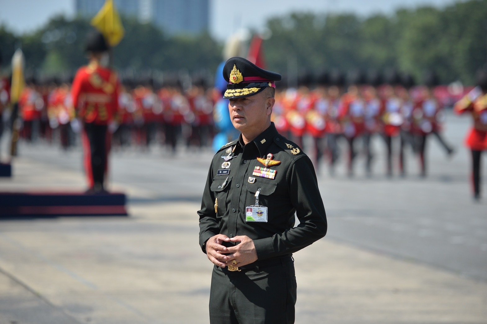 กองทัพไทย ซ้อมพิธีสวนสนาม ทหารรักษาพระองค์