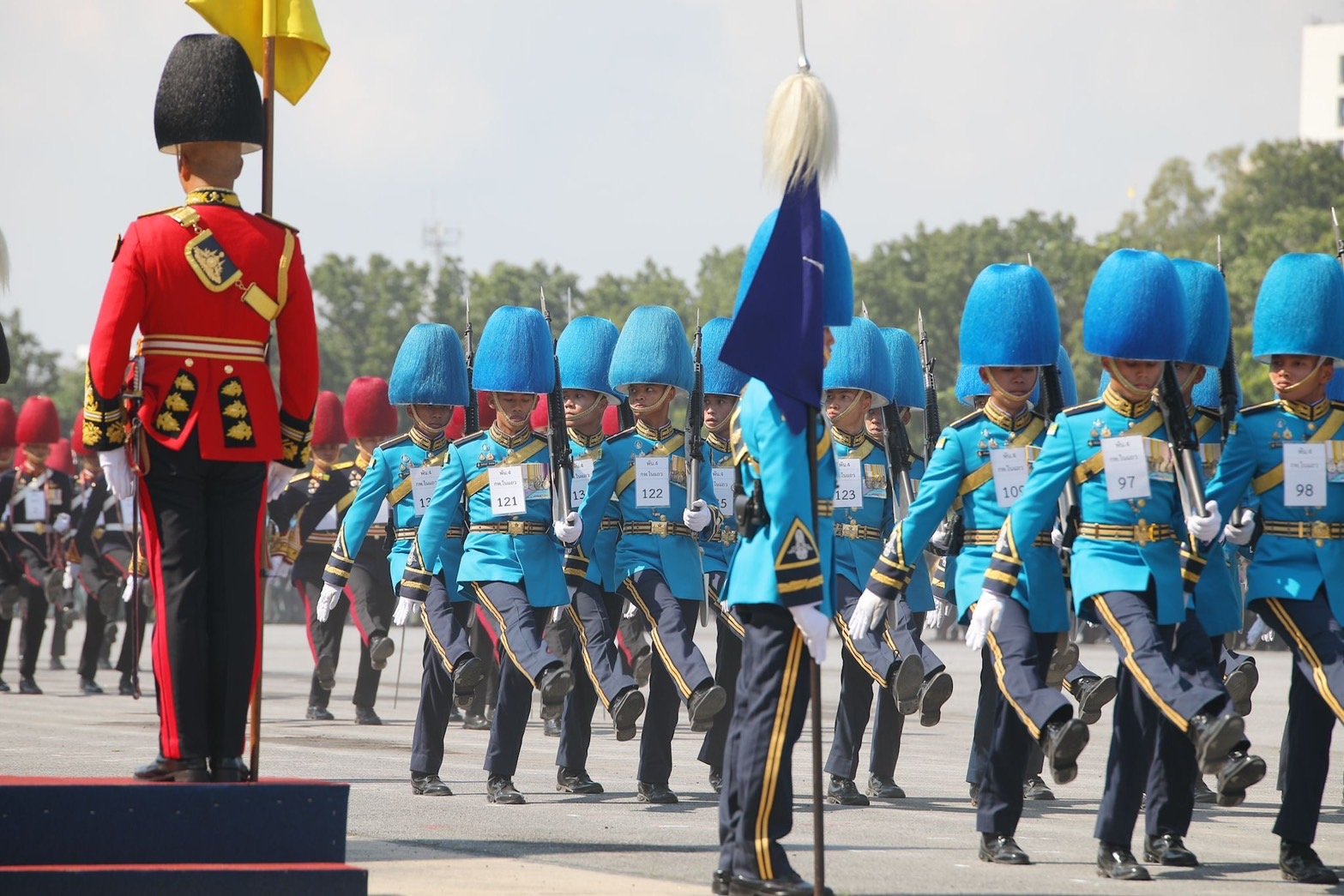 กองทัพไทย ซ้อมพิธีสวนสนาม ทหารรักษาพระองค์