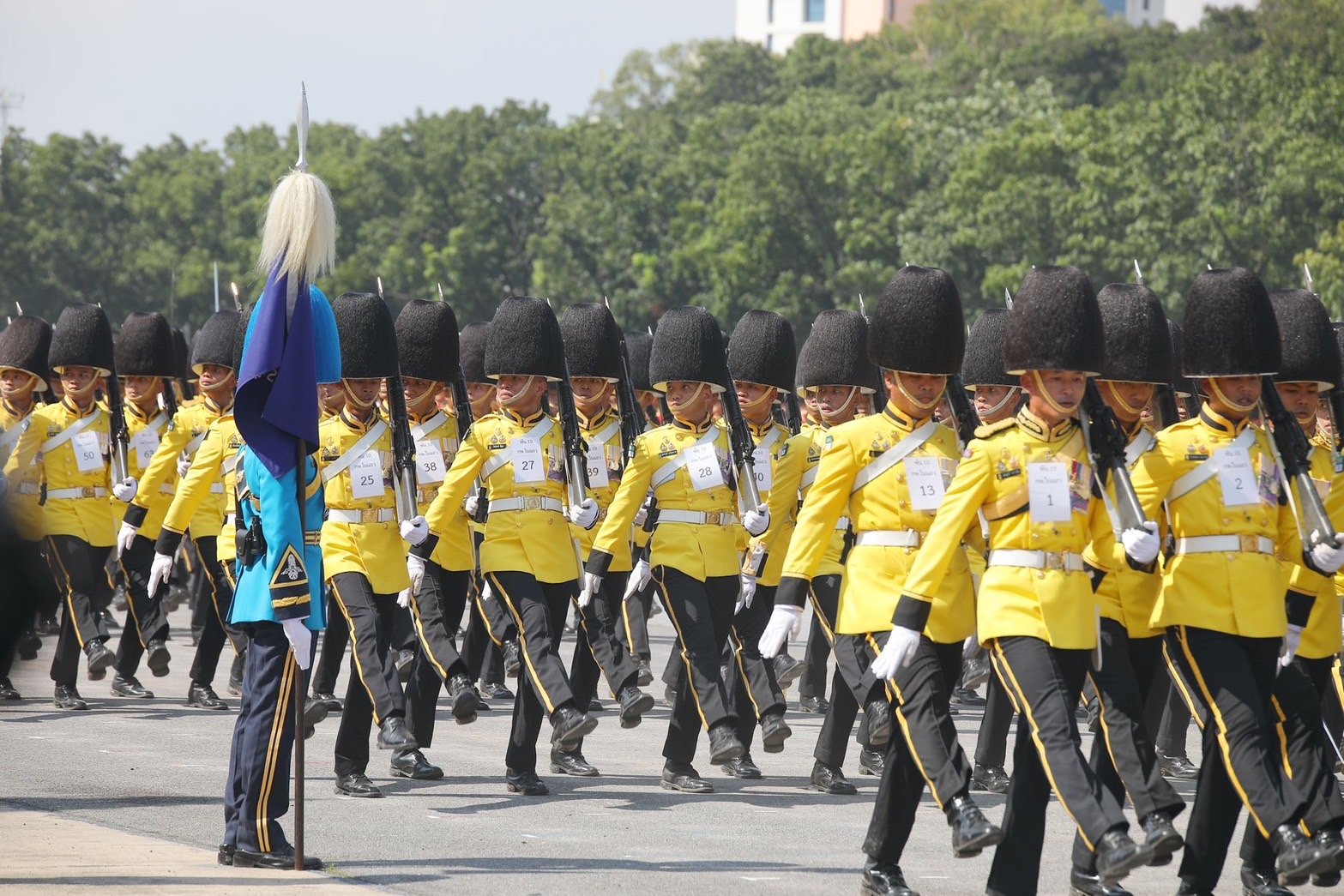 กองทัพไทย ซ้อมพิธีสวนสนาม ทหารรักษาพระองค์