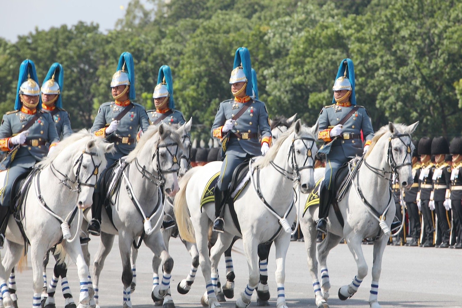 กองทัพไทย ซ้อมพิธีสวนสนาม ทหารรักษาพระองค์