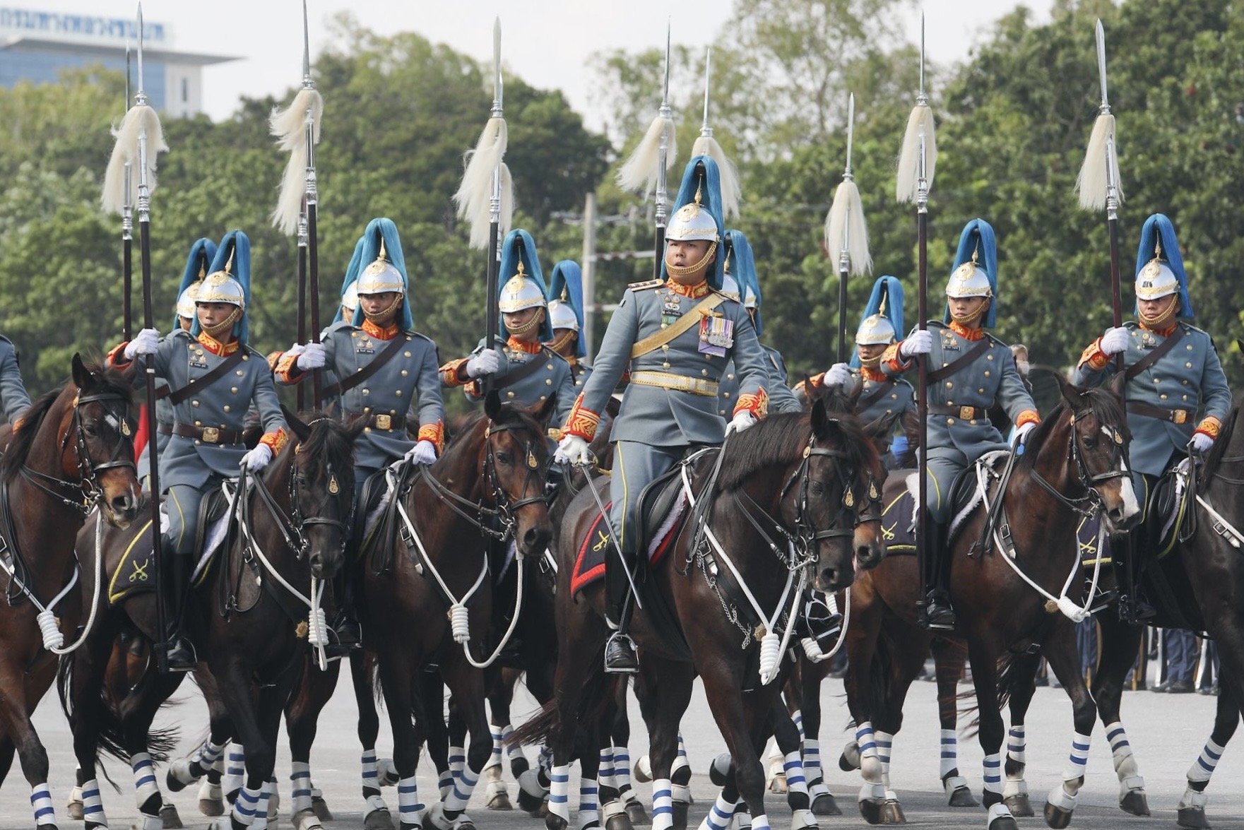 กองทัพไทย ซ้อมพิธีสวนสนาม ทหารรักษาพระองค์