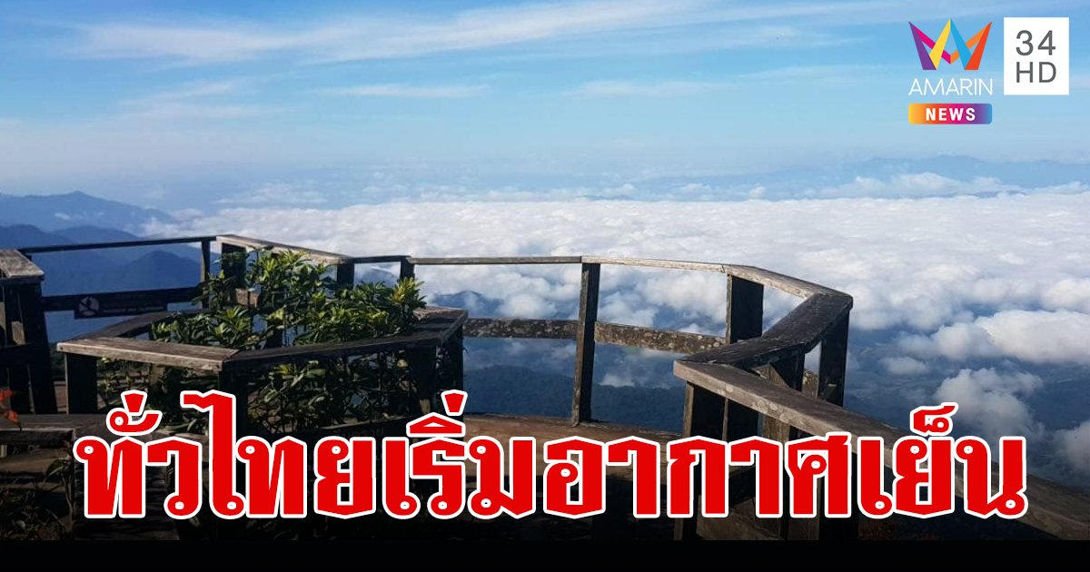 สภาพอากาศวันนี้ 5 พ.ย.67 ทั่วไทยอากาศเย็นในตอนเช้า ภาคใต้เจอฝนหนักถึงหนักมาก