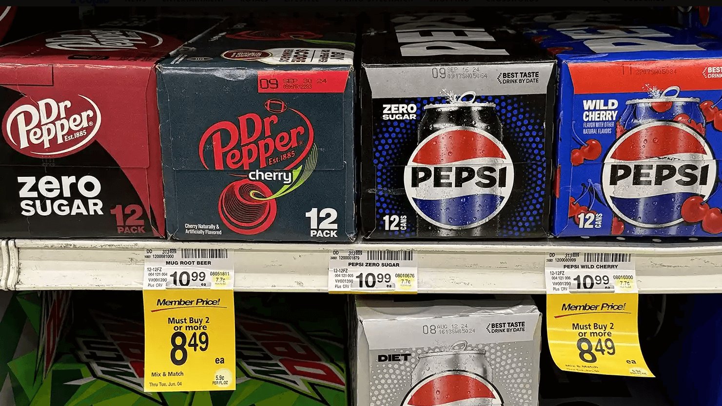 Dr Pepper ปาดหน้า Pepsi! ครองตำแหน่งน้ำอัดลมยอดฮิตอันดับ 2 ในสหรัฐฯ