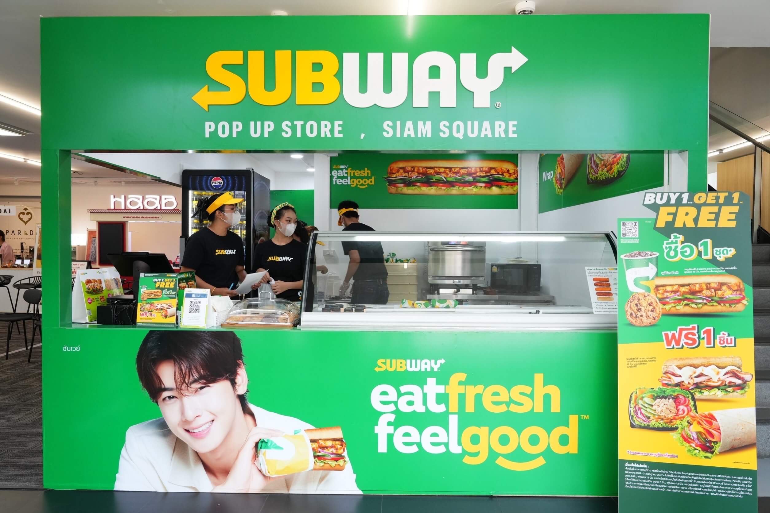 ซับเวย์ x ชาอึนอู ปลุกกระแส Eat Fresh, Feel Good ทุ่ม 30 ล้าน เปิด Pop-Up Store ใจกลางสยาม