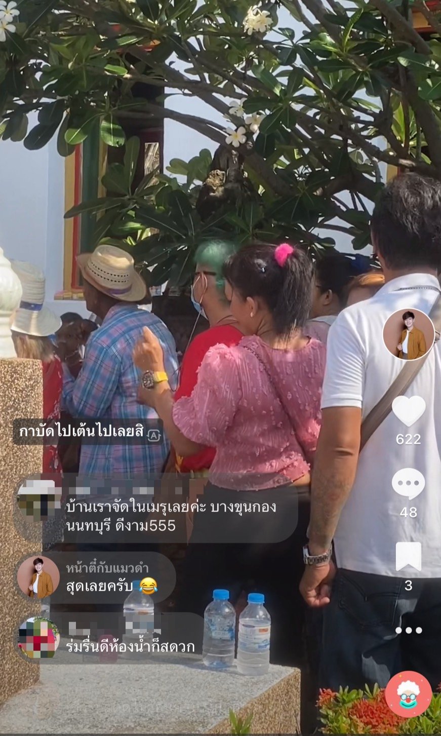 เข้าคูหา กาไปโยกไป หน่วยเลือกตั้งตั้งข้างงานบวช