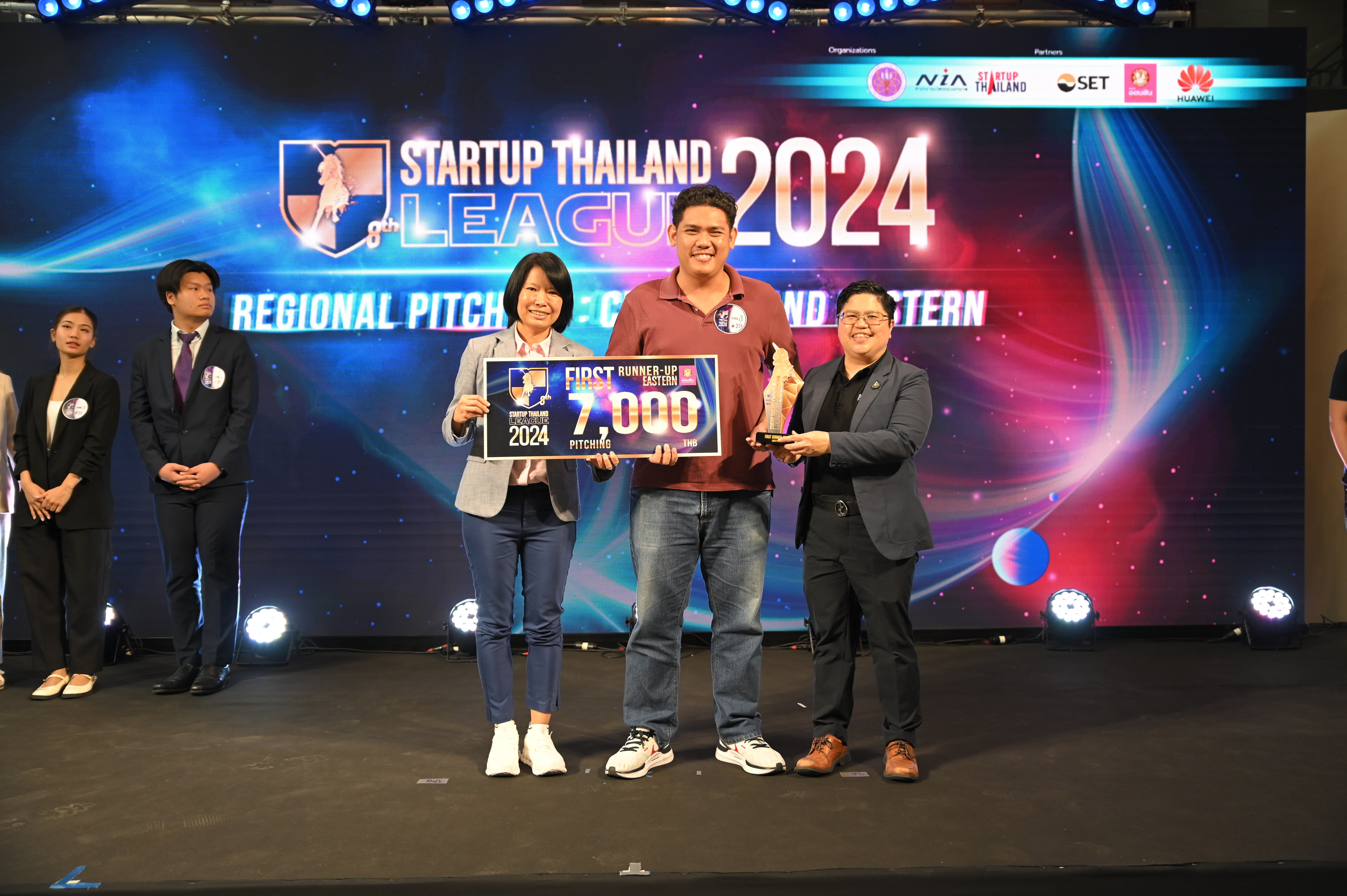 ทีม "เจนนี่ หว่อง" จาก ม.บูรพา คว้ารางวัลชนะเลิศ  STARTUP THAILAND LEAGUE 2024 
