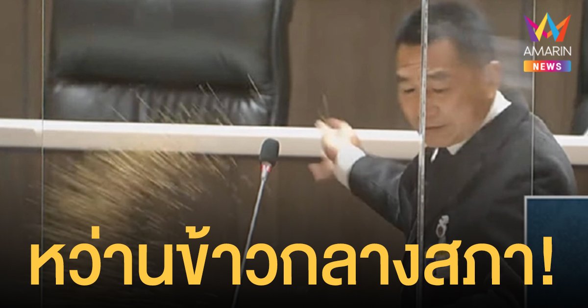 พิเชษฐ์ เพื่อไทย หว่านข้าวกลางสภา ประท้วงรัฐมนตรีไม่มาประชุม
