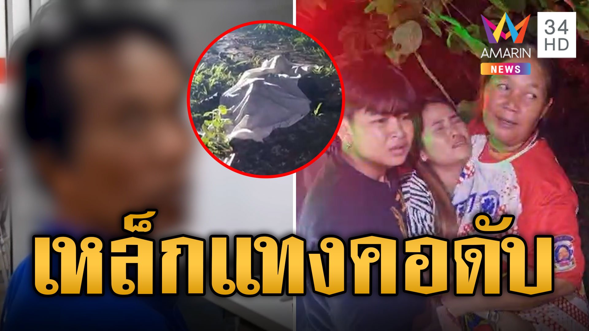 ลุงถูกแทงคอดับปริศนา เพื่อนอ้างโดนเหล็กเสียบตายเอง | ข่าวอรุณอมรินทร์ | 11 ส.ค. 67 | AMARIN TVHD34