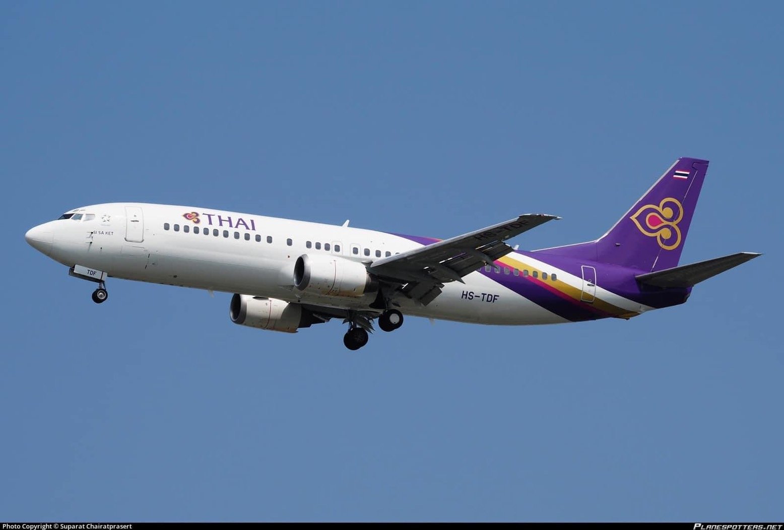 เครื่องบิน Boeing 737-400 การบินไทย