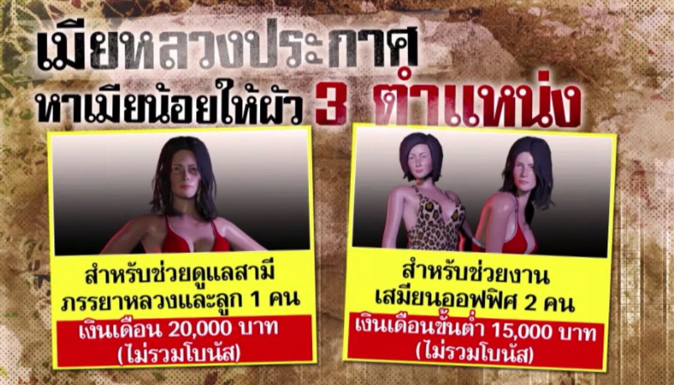 รับสมัครเมียน้อย