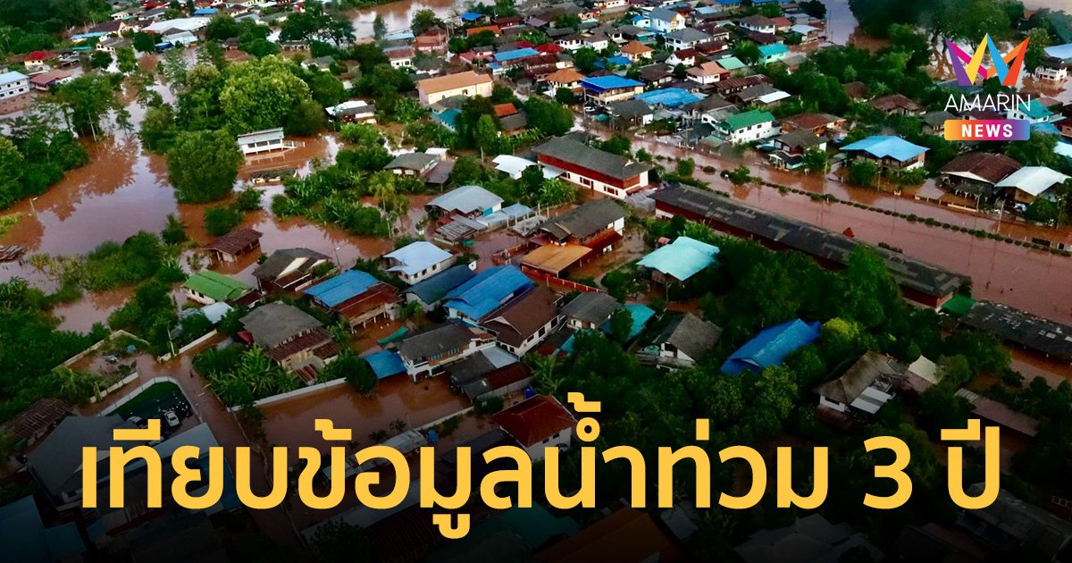 เทียบสถานการณ์น้ำท่วม 3 ปี อะไรคือปัจจัยความเชื่อมั่นว่า ปี 67 ไม่หนักเท่า ปี 54 ?