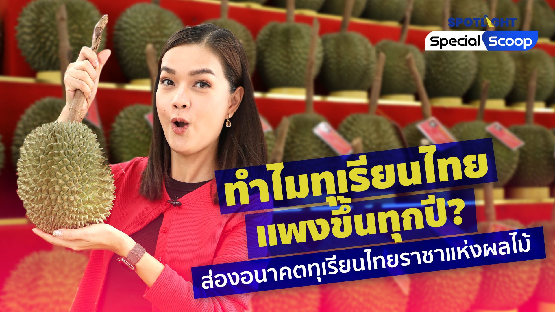 ทำไมทุเรียนไทยแพงขึ้นทุกปี ? ส่องอนาคตทุเรียนไทยราชาแห่งผลไม้ | Spotlight | 5 ก.ค. 65 | AMARIN TVHD34