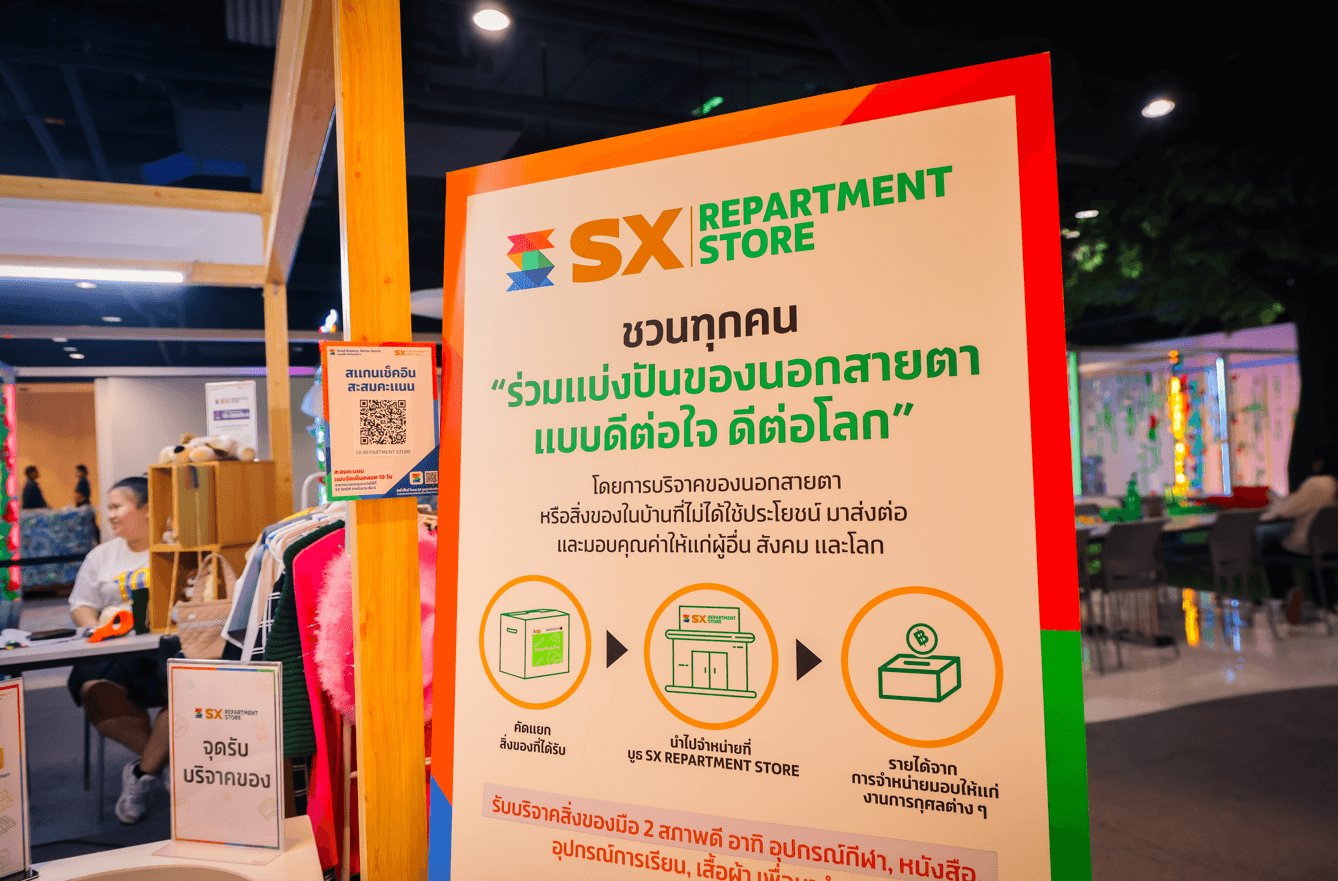 SX REPARTMENT STORE ช็อปของมือสอง ราคาถูก จากงาน SX 2024