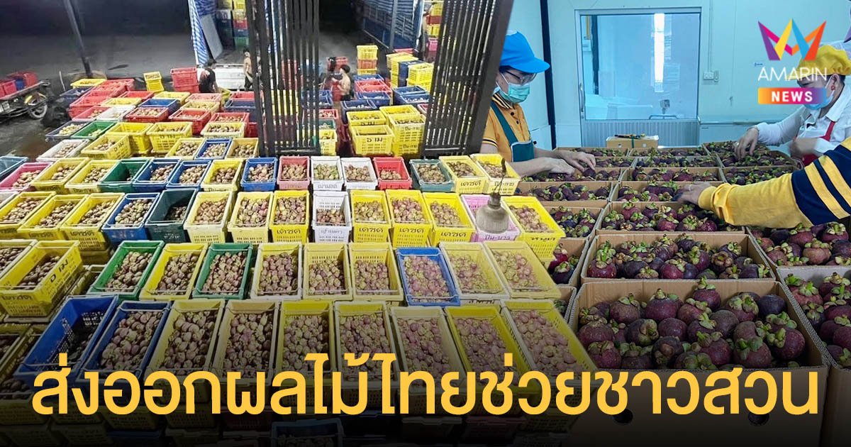  อารี  เมลบี้  เจ้าแม่คอนเสิร์ตไทยในยุโรป  ประกาศรับซื้อ-ส่งออกผลไม้ไทยช่วยชาวสวนผ่านวิกฤติ
