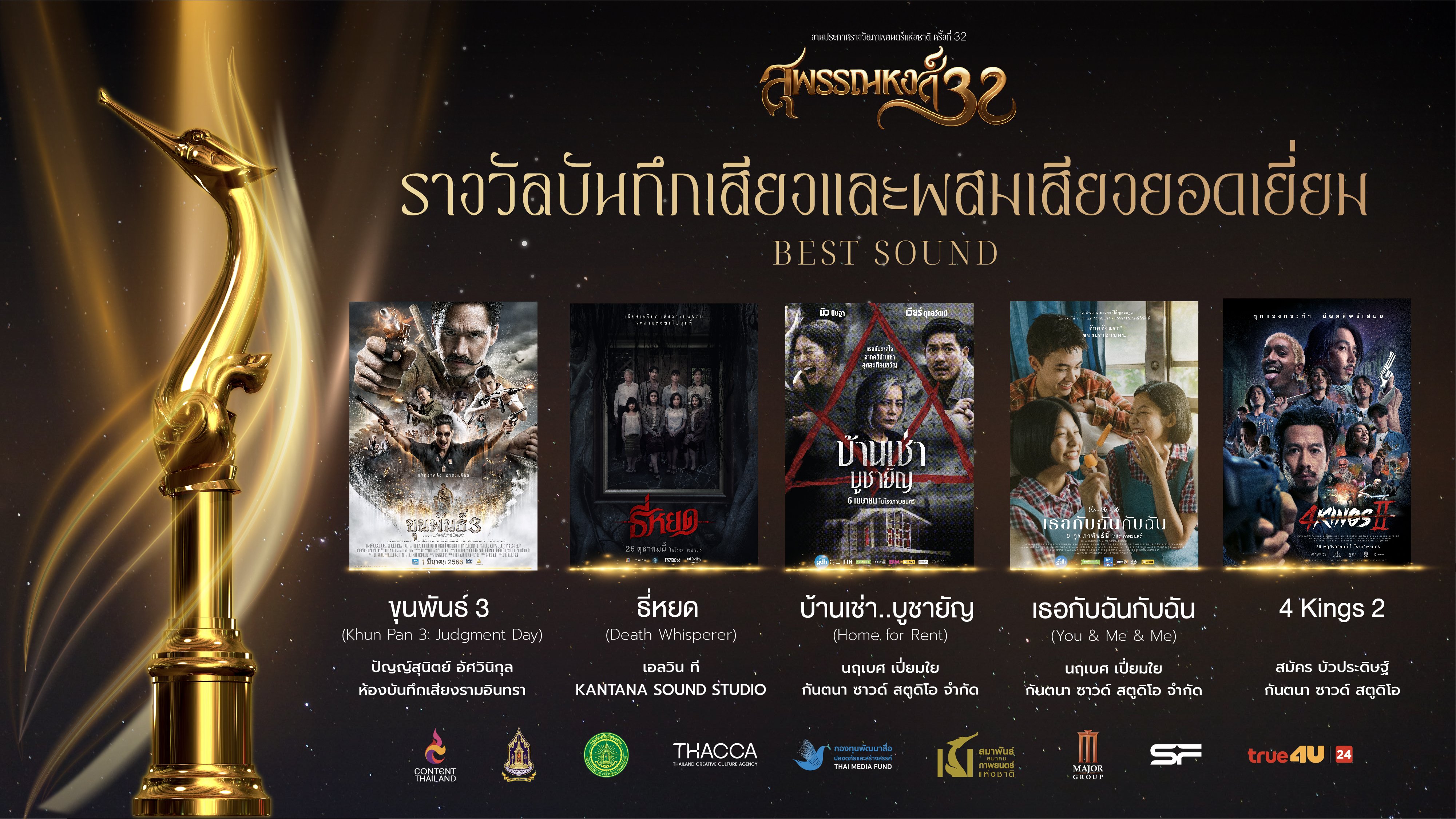 รางวัลสุพรรณหงส์ ครั้งที่ 32