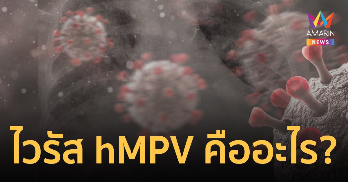 ไวรัส hMPV คืออะไร หากติดเชื้อ มีอาการอย่างไรบ้าง?