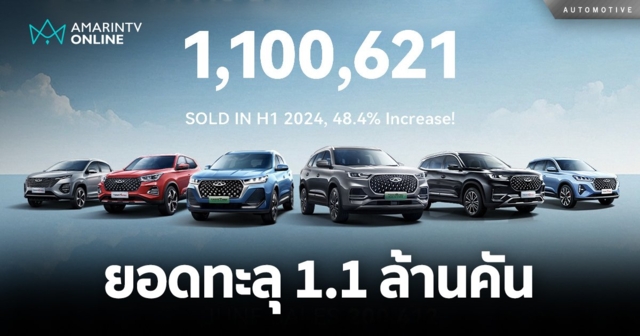 OMODA & JAECOO เผยยอดขายเดือน พ.ค. Chery Group ยอดขายทะลุ 1.1 ล้านคัน