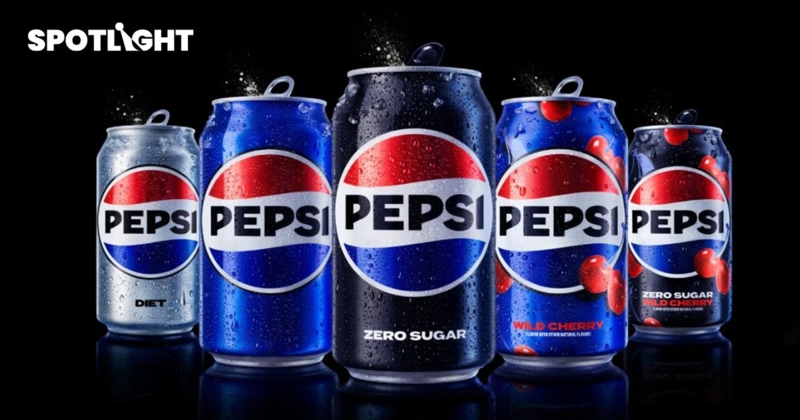 Pepsi ปรับโลโก้ใหม่ย้อนไปคล้ายยุค 90s เตรียมใช้ทั่วโลกในปี 2024