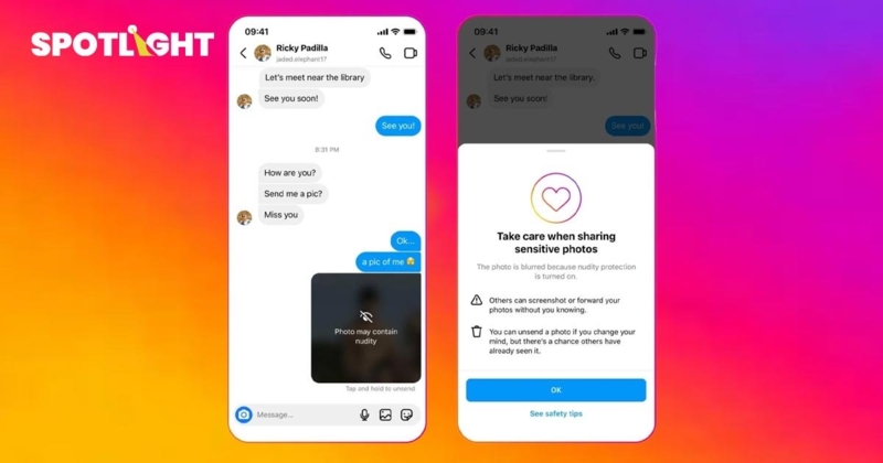 Instagram เตรียมเปิดฟีเจอร์ เบลอภาพนู้ด-โป้เปลื่อย ปกป้องเยาวชนถูกล่วงละเมิดทางเพศ