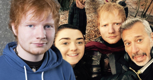 อาร์ยา สตาร์ค ถึงกับหยุดฟัง! Ed Sheeran ทหารหนุ่มเสียงดี โผล่ร้องเพลงตอนพรีเมียร์ของ G.O.T 7