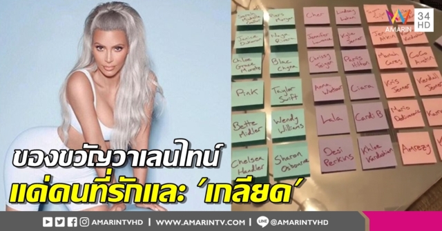 แด่คนที่เกลียด! 'คิม คาร์เดเชียน' ส่งของขวัญวาเลนไทน์ให้ 'เทย์เลอร์ สวิฟต์' และเหล่าคู่อริ!