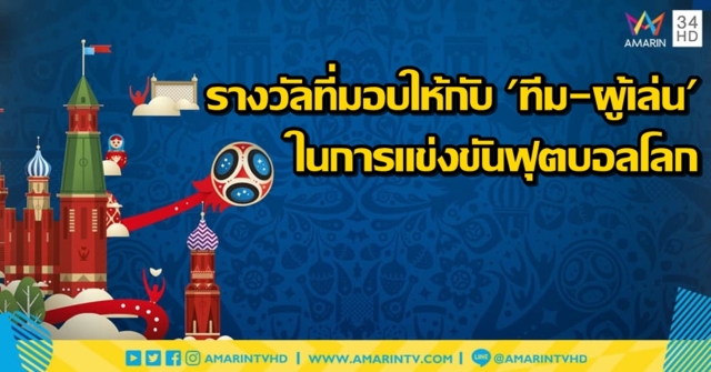 แข่งแล้วได้อะไร!? เผยรางวัลที่มอบให้กับ 'ทีม-ผู้เล่น' ในการแข่งขันฟุตบอลโลก