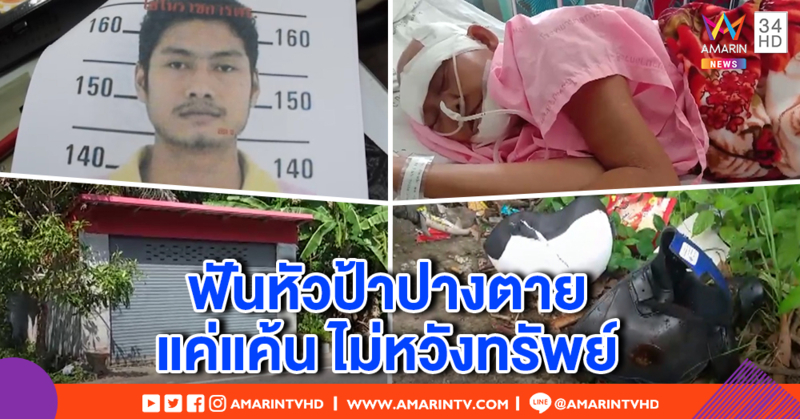 รวบหลานเนรคุณ มีดฟันหัวป้าสาหัส รับแค้นถูกต่อว่า - ขอเงินไม่ให้ ปัดฉกทรัพย์นับแสน