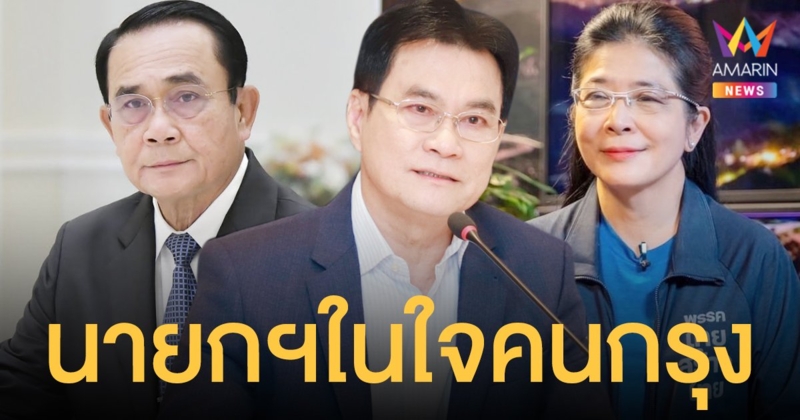 โพล มสธ.เผย จุรินทร์ นำโด่ง นายกฯ คนต่อไปที่คนกรุงต้องการ