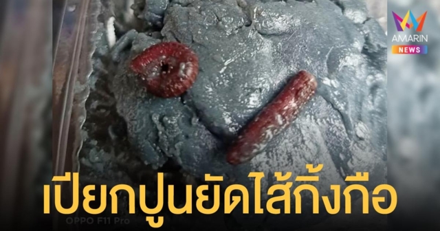 สาวบุรีรัมย์สยอง! หวังตบหวานมื้อเที่ยง กลับเจอ กิ้งกือ นอนขดในกล่องขนมเปียกปูน