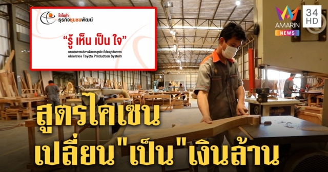 Toyota เปลี่ยนธุรกิจเฟอร์นิเจอร์ไม้สักระดับพรีเมี่ยม แก้ปัญหาตามไคเซน ทำ “เป็น” ด้วยตัวเอง