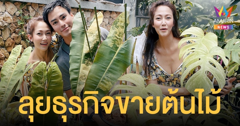 ไฮโซน้ำหวาน ชวน  นาวิน ต้าร์  ลุยธุรกิจขายต้นไม้แถวรังสิตคลอง6