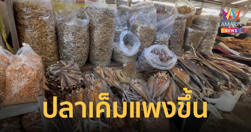 โอดช่วงนี้ “ปลาเค็ม-กุ้งแห้ง” แพง เหตุต้องพึ่งสัตว์น้ำจากเมียนมา